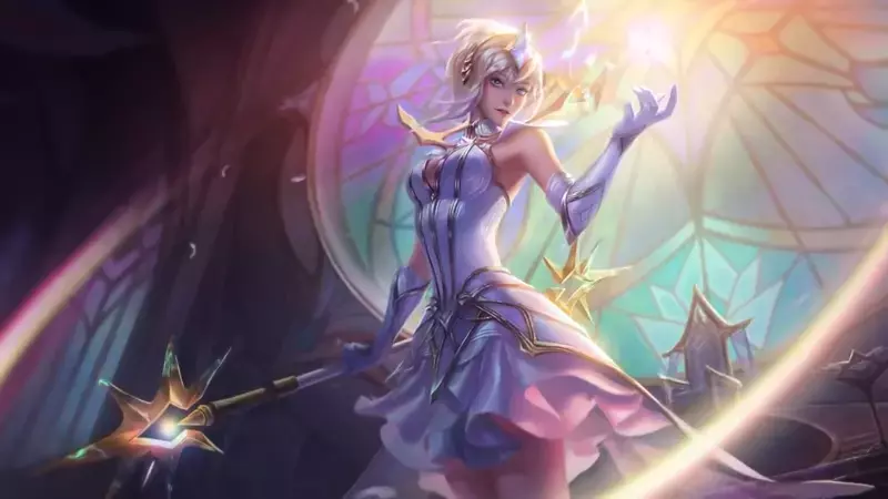 A fierce gladiator with sword and shield in epic battle in the style of vibrant fantasy landscapes